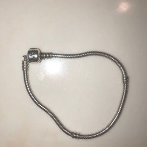 Pandora charm bracelet- sterling silver